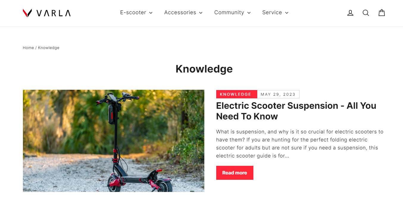 独立站优秀案例分析：电动滑板车品牌Varla Scooter为何备受专业人士偏爱？