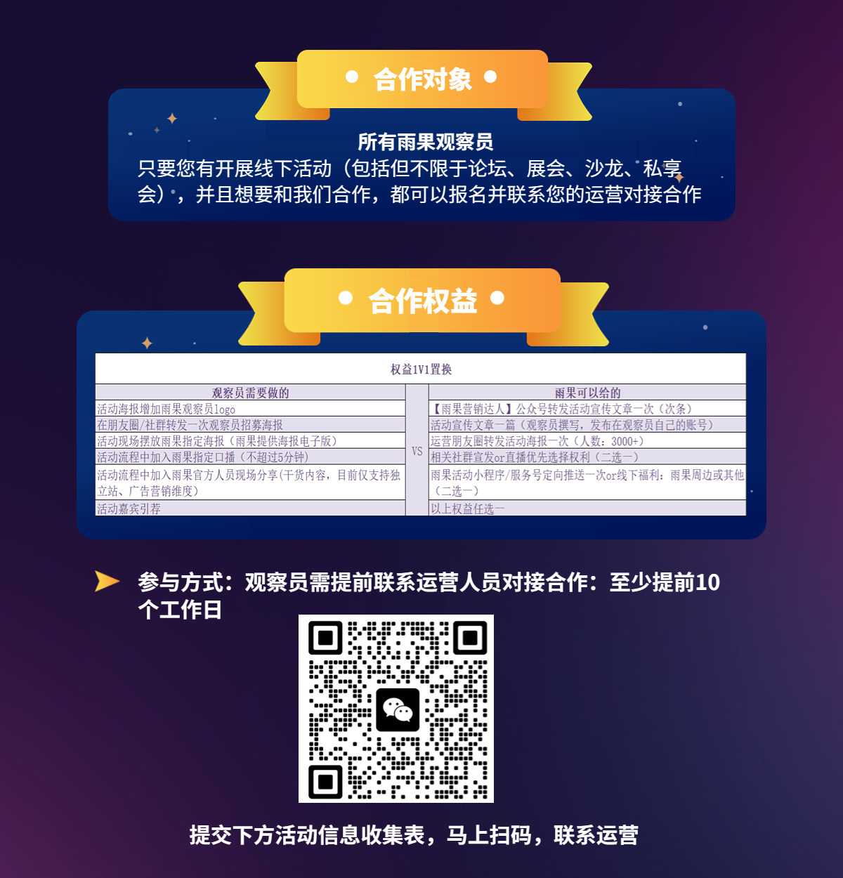 跨境活动吧合作计划