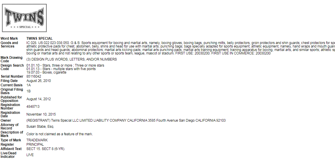 速查!Twins Special 拳击手套卷土重来!Sabaton 乐队发起商标维权!