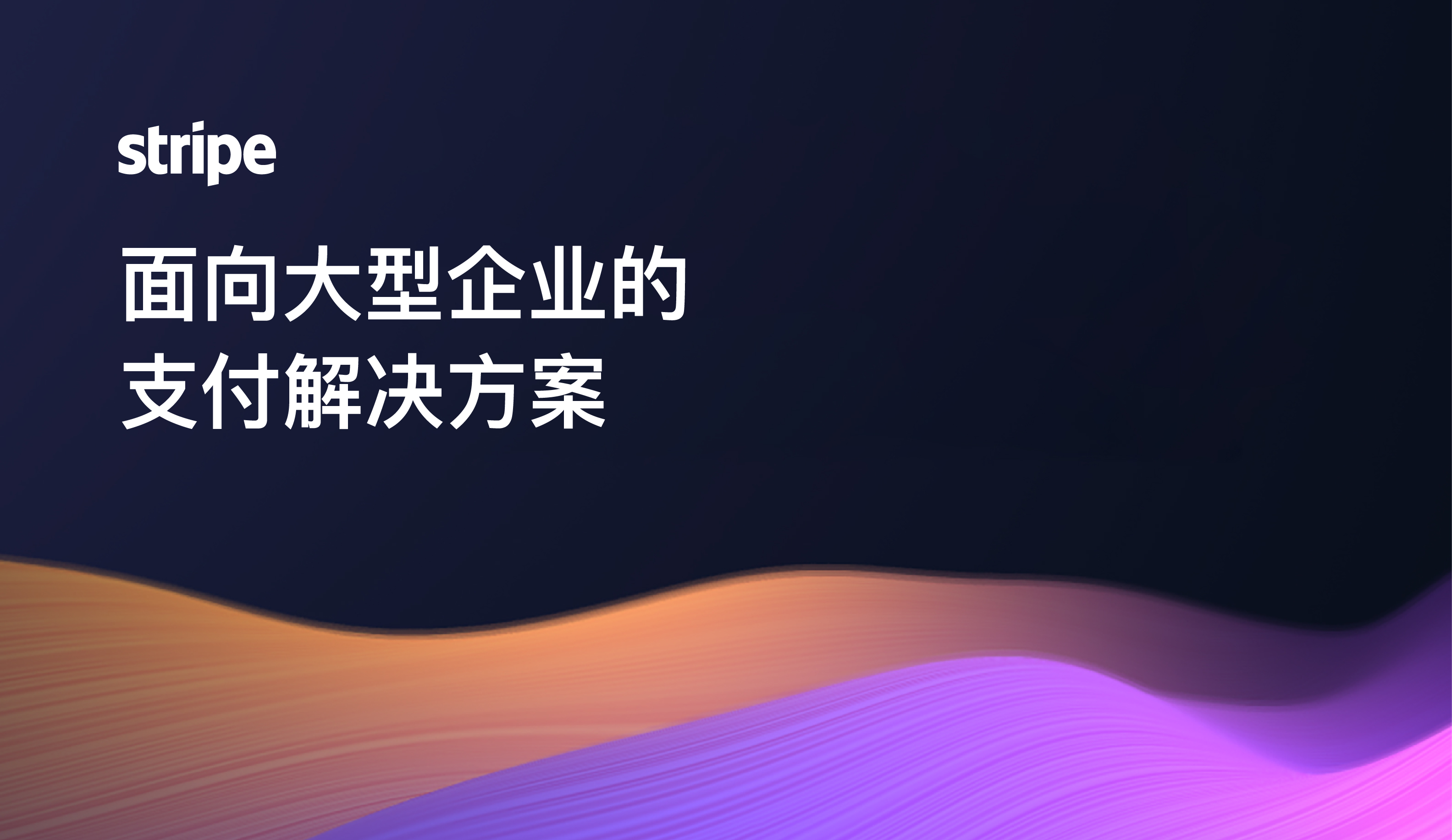 高效专业，卓越支付！Stripe推出面向大型企业的支付解决方案