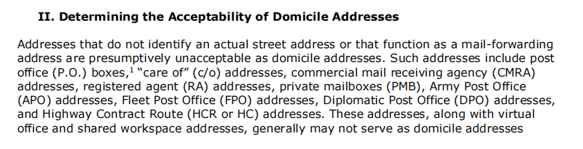 美国商标局发布对商标申请地址的审查指南