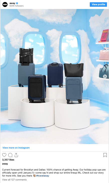 4年估值14亿美元! DTC旅行箱品牌Away是如何成网红款?
