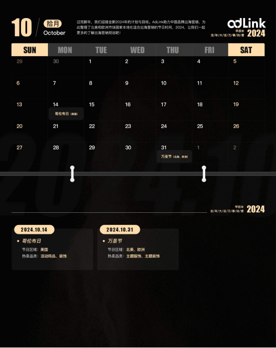 2024年跨境电商人必备的出海营销日历!(下半年)