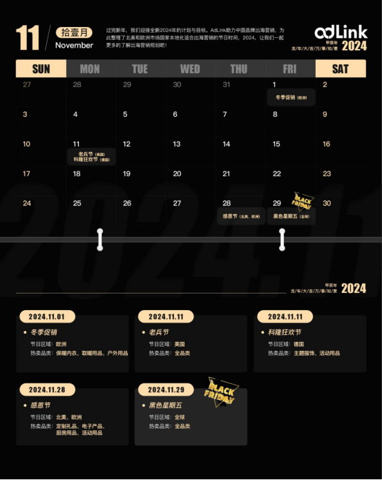 2024年跨境电商人必备的出海营销日历!(下半年)