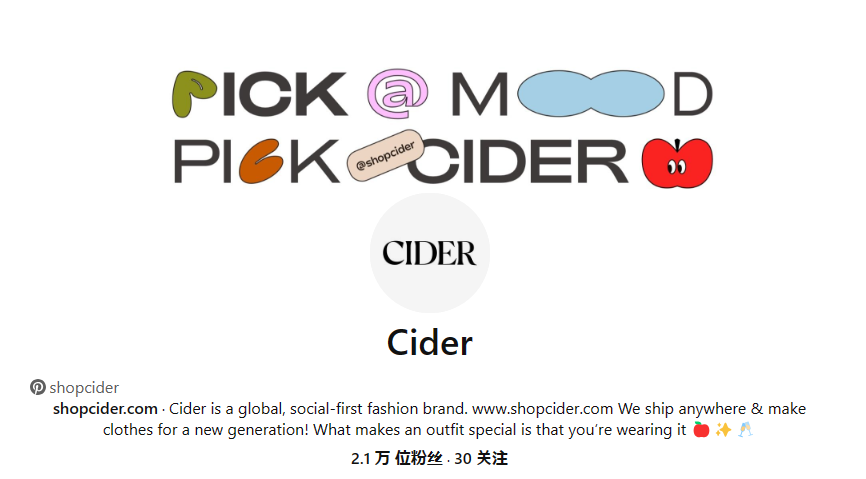 CIDER丨超懂Z时代的fashion独立站