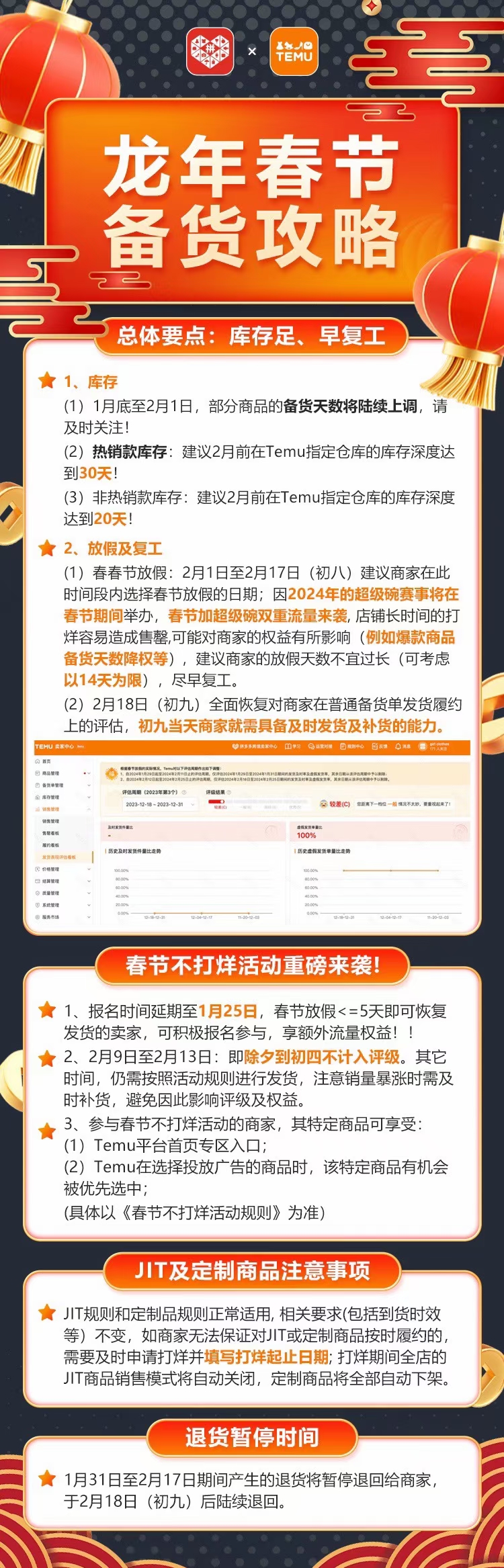 TEMU龙年备货攻略及春节不打烊活动重磅来袭