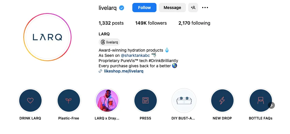 年入3000万美元!自净水杯品牌LARQ如何实现高转化?