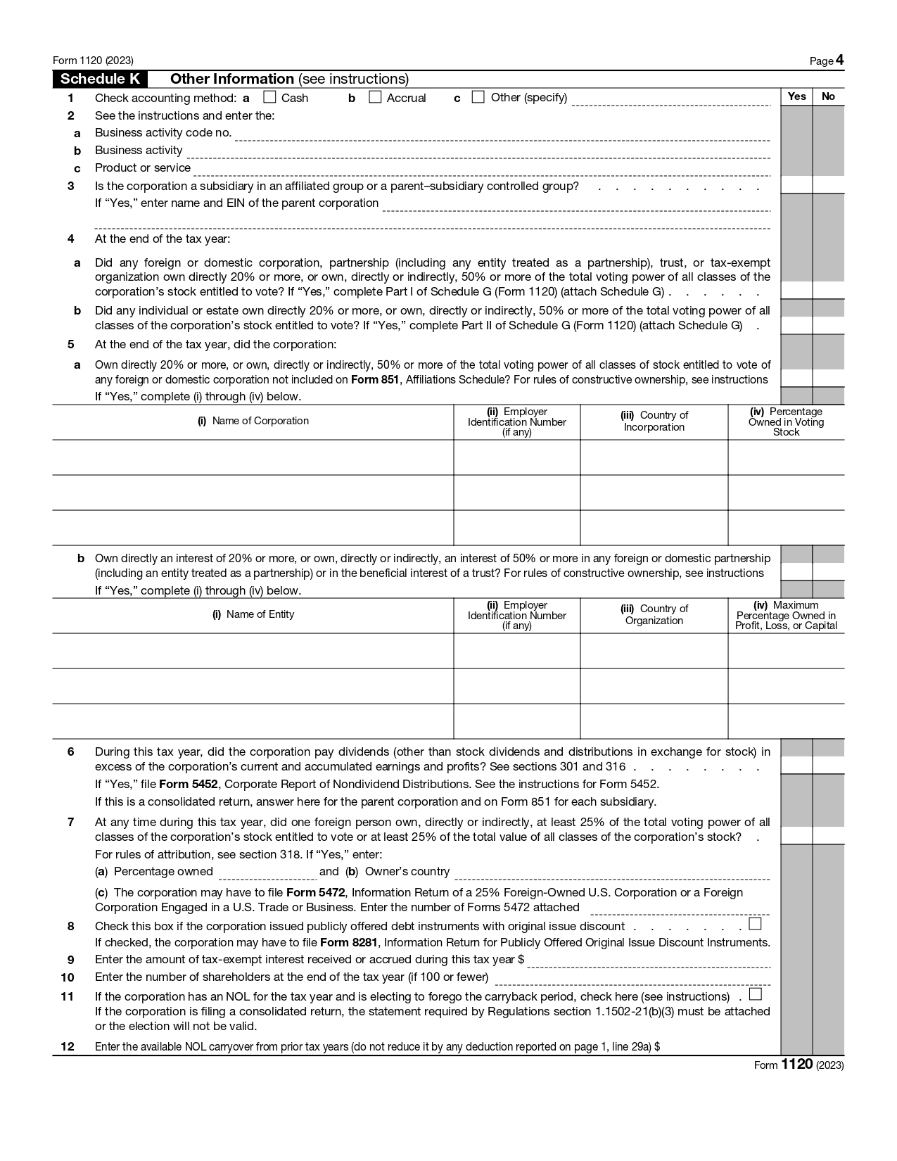 美国报税季 | C公司必填的1120税表,该如何填写?