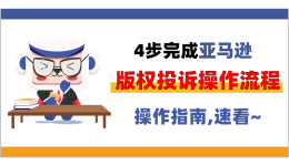 操作指南丨4步完成亚马逊版权投诉操作流程