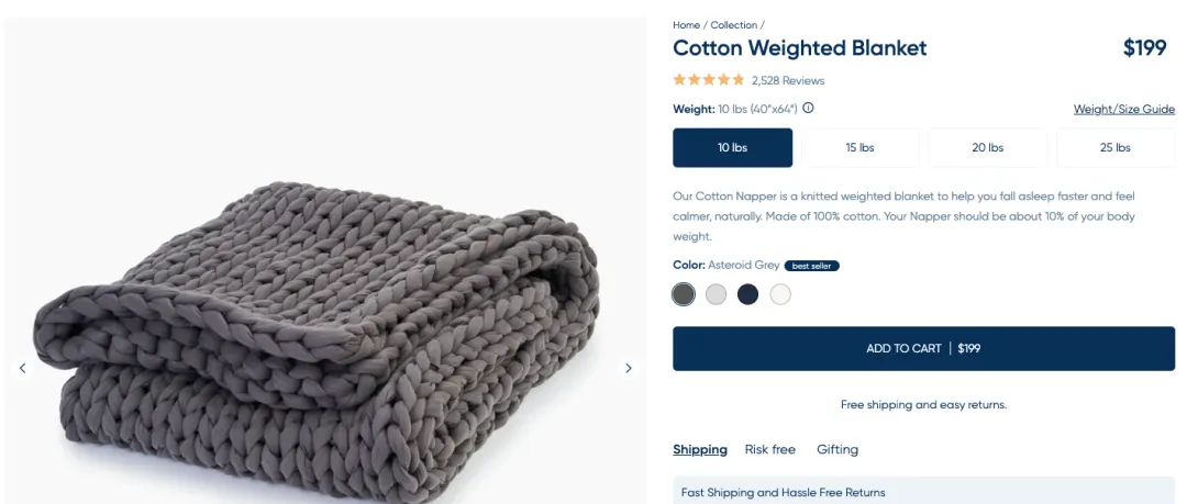 助眠黑科技! 重力毯品牌Bearaby如何取得4999%的指数级增长