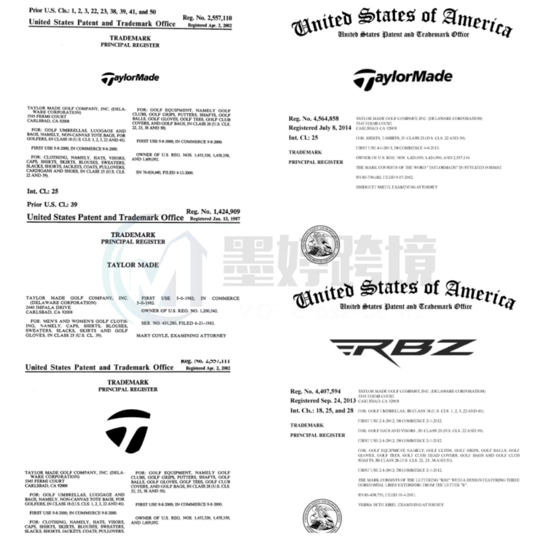 SMG律所代理新案件！两大高尔夫品牌维权！尚未发起TRO！