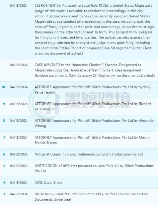 新面孔！尚未发起TRO！同一家公司接连起诉！小心热门动画侵权！