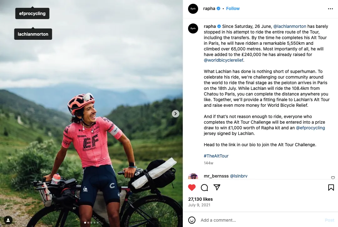 骑行服界的lululemon,千元一件的Rapha怎么卖到全世界?