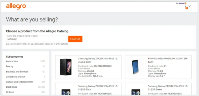 Allegro企业账户上架产品（offer）指南