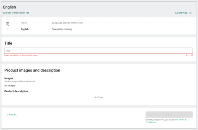 Allegro企业账户上架产品（offer）指南