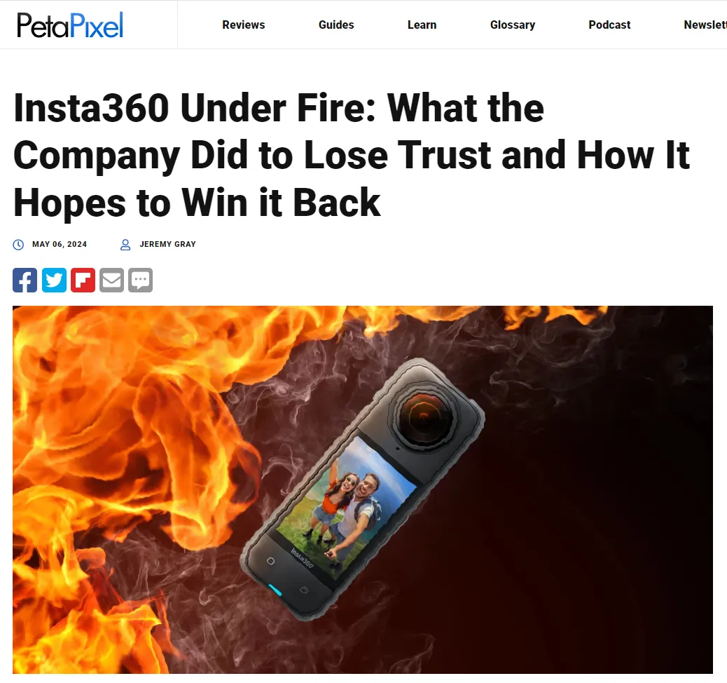 Insta360被YouTube博主公开diss了？