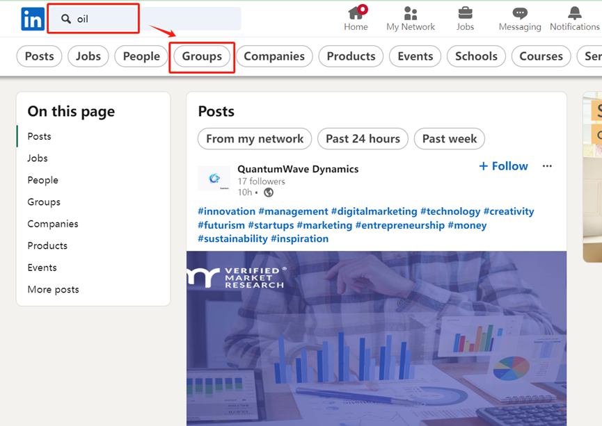 外贸小白开发客户，从领英群组下手！
