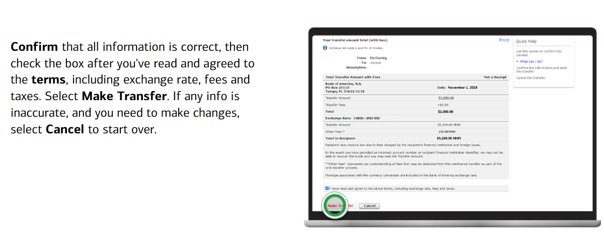 BOA在线操作指南（2）：如何进行国际电汇？