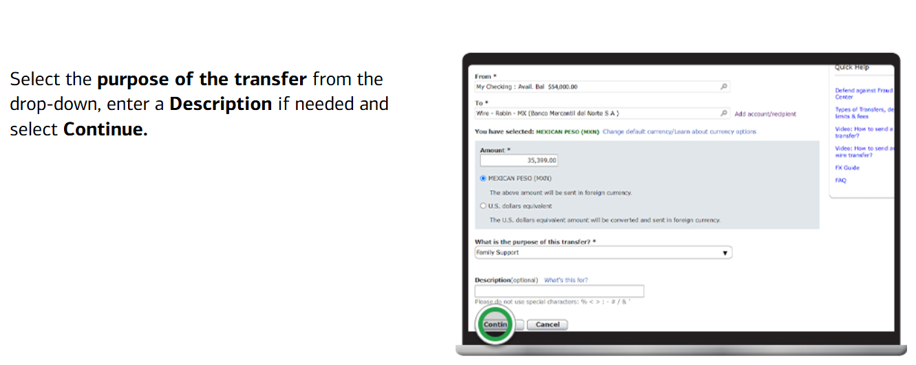 BOA在线操作指南（2）：如何进行国际电汇？