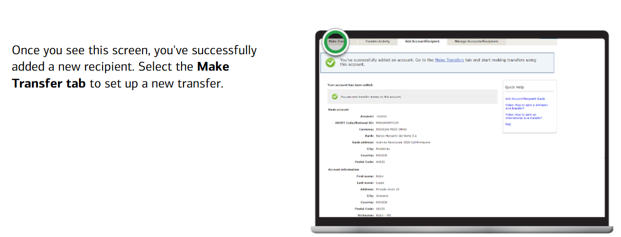 BOA在线操作指南（2）：如何进行国际电汇？