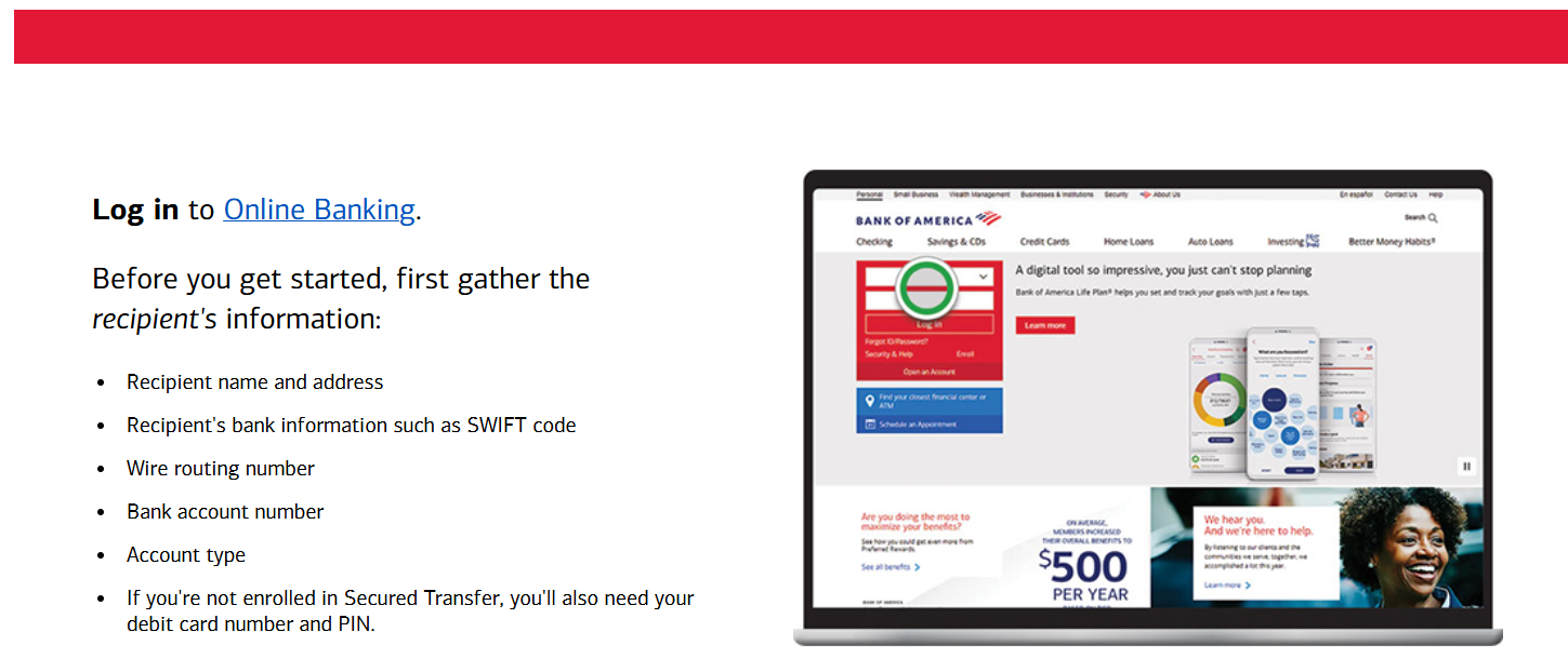 BOA在线操作指南（2）：如何进行国际电汇？