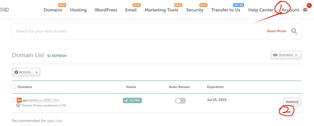 NameCheap新手完整指南 ：域名半价注册购买＋后台设定