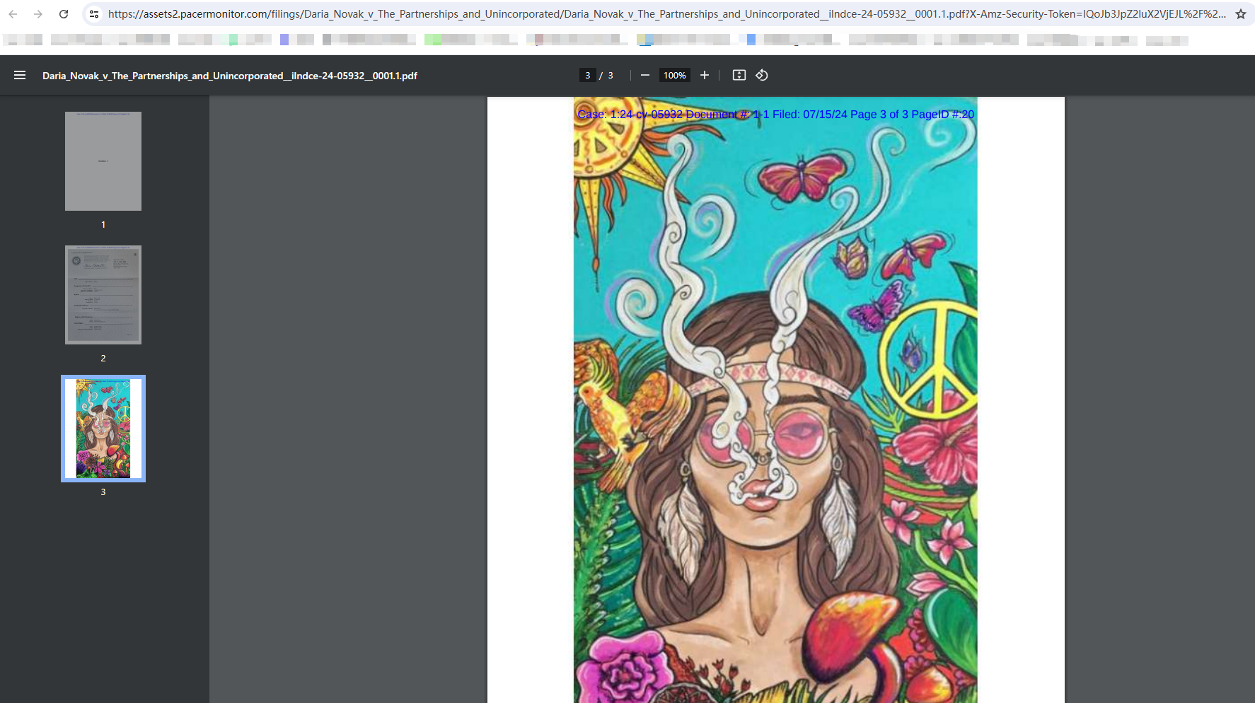 Keith律所新代理九幅画作维权，另有隐案曝光