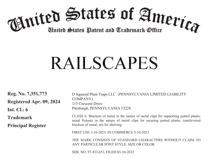 隐匿案件曝光！铁艺花盆架全面维权，户外运动BOARDRIDERS商标，太阳能滴灌机专利