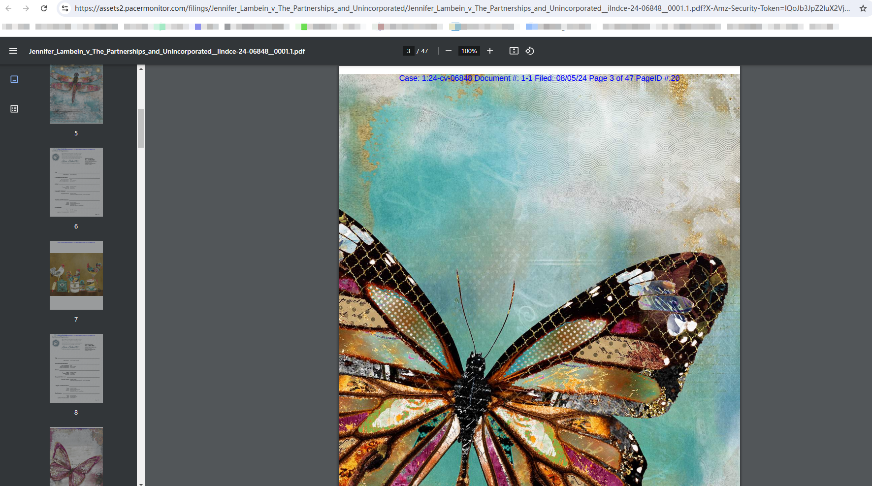 揭秘時刻：蝴蝶藝術(shù)、放花襪子的侵權(quán)案件