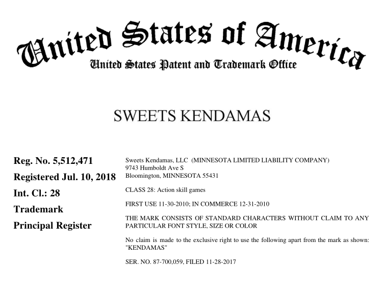 新興品牌發(fā)案：AJM紙制品、Kendamas玩具及獨(dú)角獸瓶訴訟