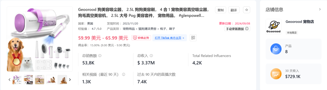 TikTok宠物理容风尚大热：‘洗剪吹’业务飙升，市场规模预估突破3500亿美金大关！