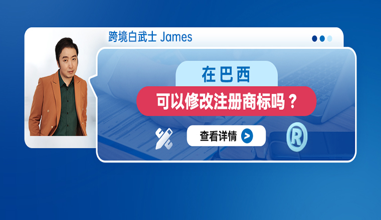 在巴西可以修改注册商标吗?