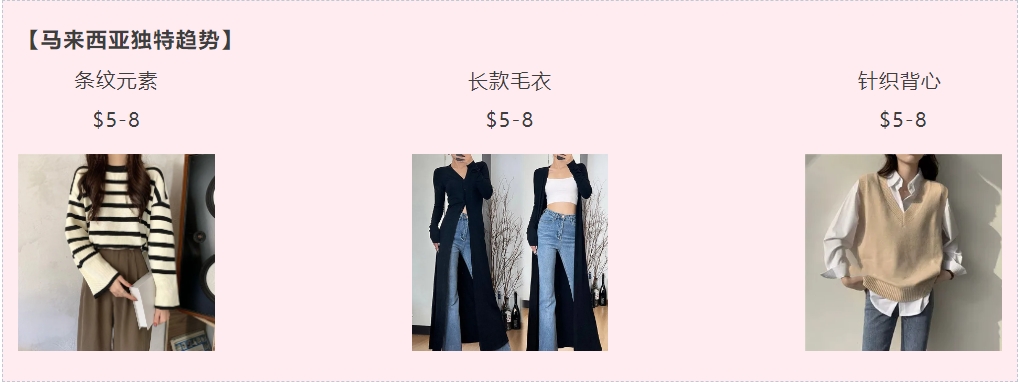 2024东南亚秋冬女装时尚趋势详解