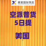 翼星国际物流美国空派5日提