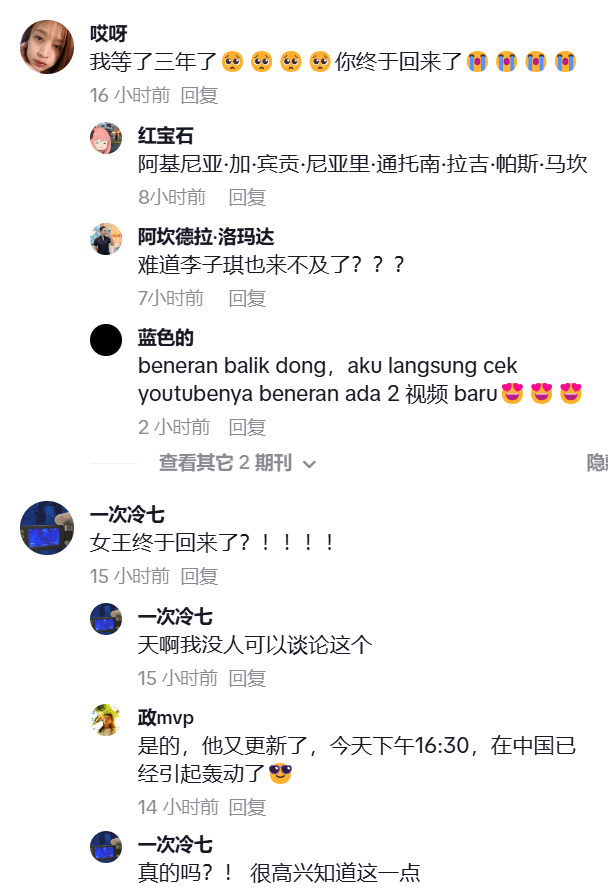李子柒归来，TikTok播放量超百万，依然是顶流！