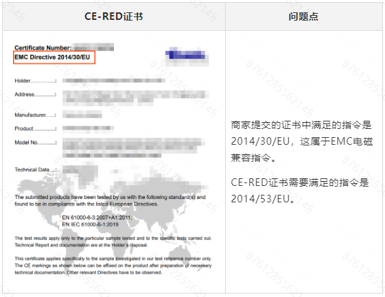 Temu平台欧盟无线电设备CE-RED（Electric）资质常见案例解读