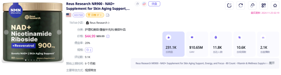 红人带货助保健品突破千万销售额，今年黑五能否再创奇迹？