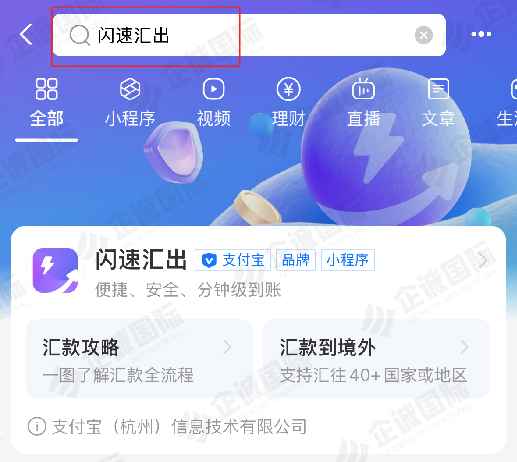 支付宝丨一分钟搞定不占外汇额度的跨境汇款!