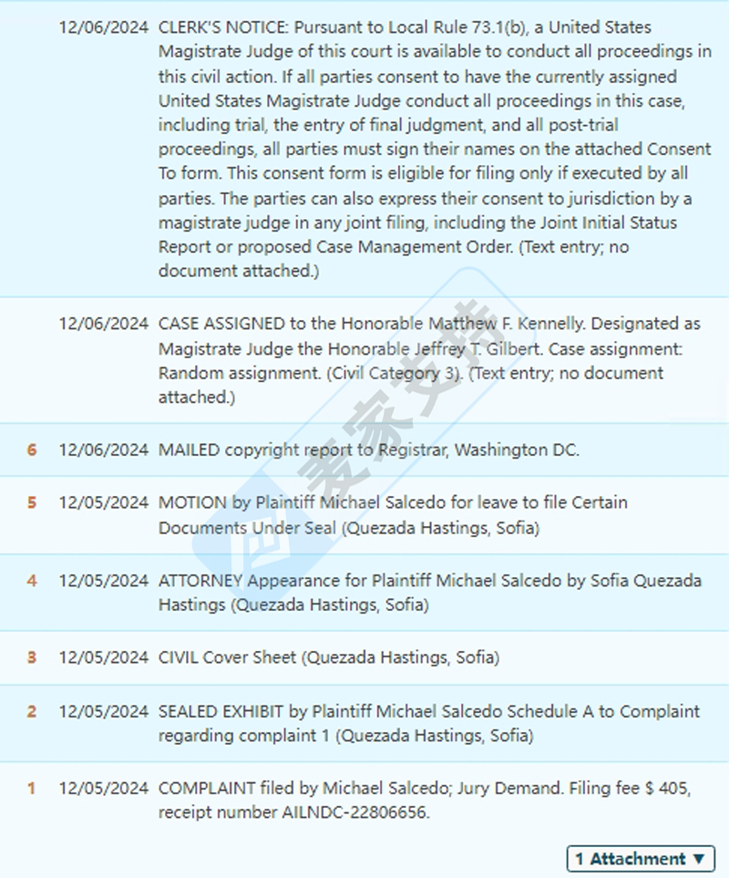 24-cv-12519，Alphabet Lore版权发起维权，细节暂未公布