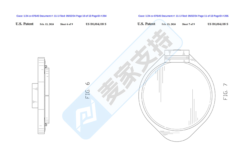 24-cv-07649，便携式沙发扶手桌专利维权，起诉89店却一波三折