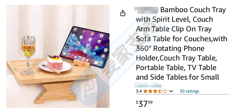 24-cv-07649，便携式沙发扶手桌专利维权，起诉89店却一波三折