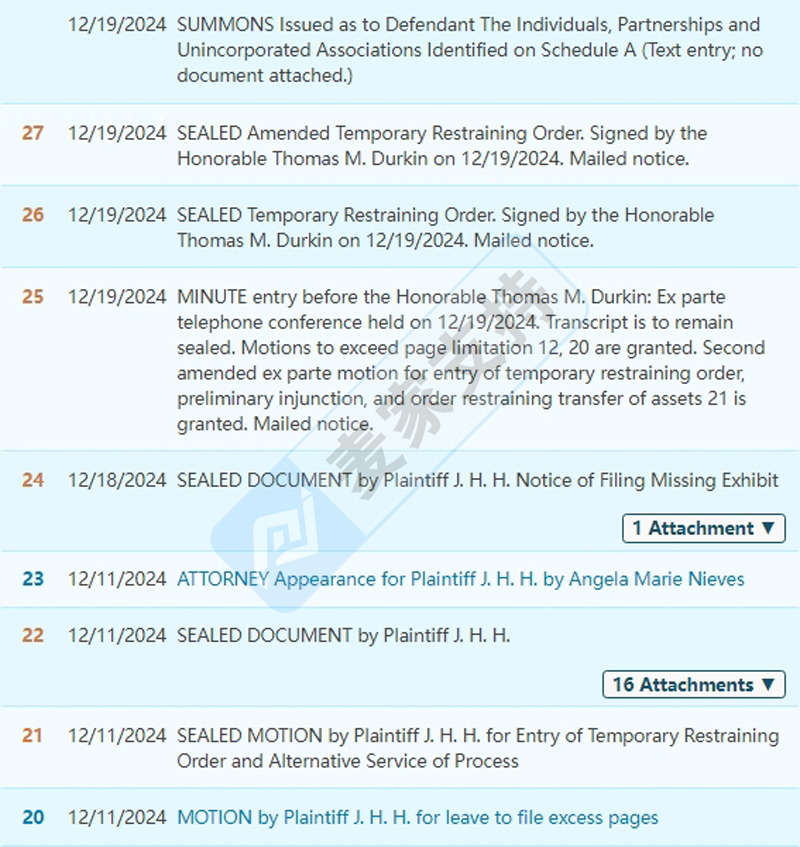 24-cv-11083，芬兰动物插画师多版权匿名维权，33个跨境店铺涉案