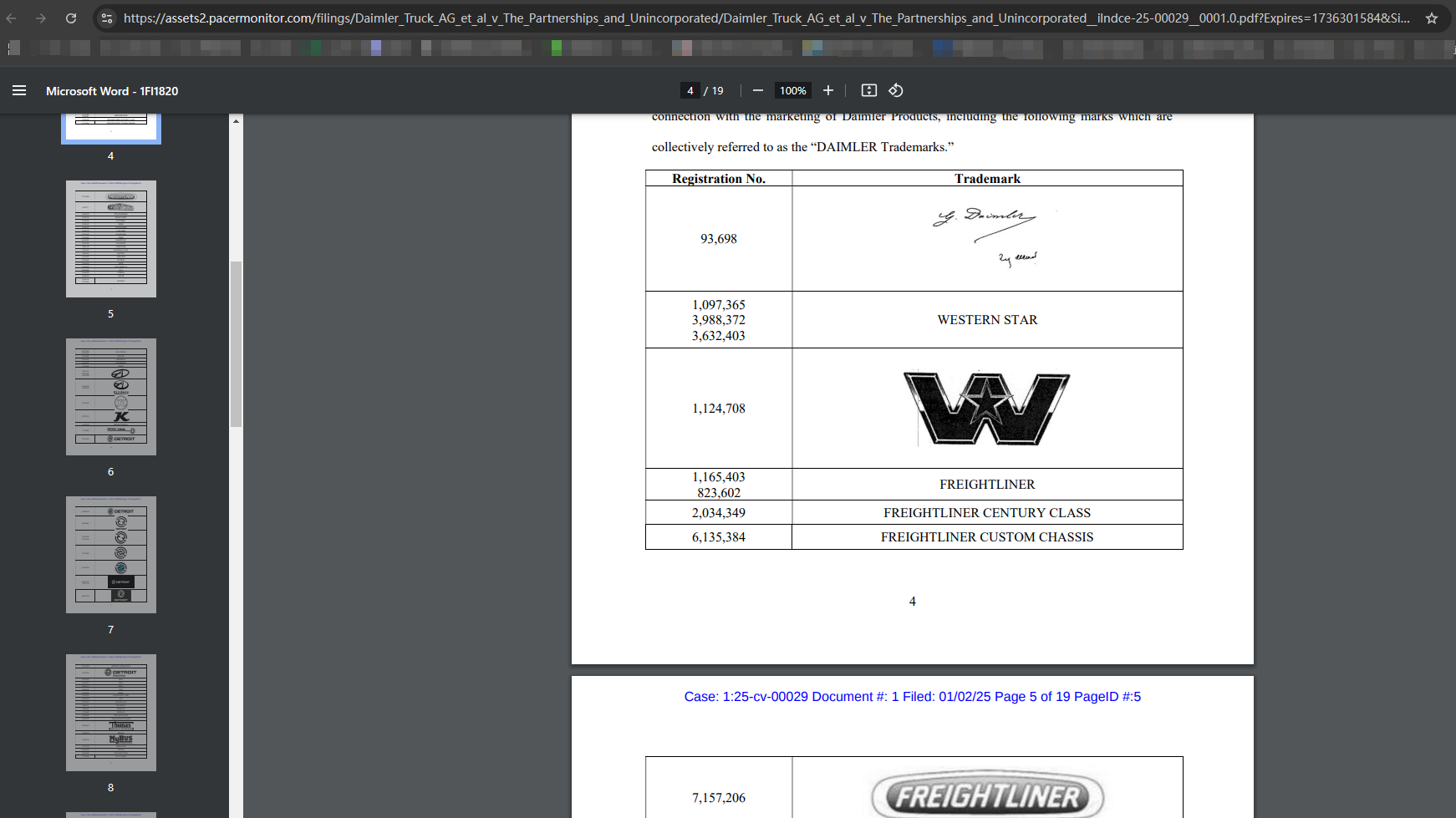 GBC开年首案！Daimler车企71个商标维权，还有全身发光镜、LED灯串