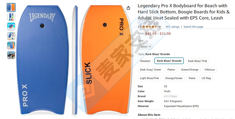 25-cv-00141，keith代理Boogie冲浪趴板商标再维权，卖家速排查