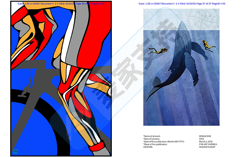 25-cv-00467，Sassan Filsoof更新版权再维权，曾TRO冻结213店