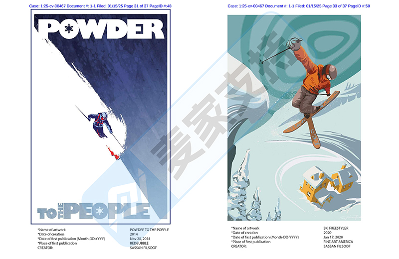 25-cv-00467，Sassan Filsoof更新版权再维权，曾TRO冻结213店