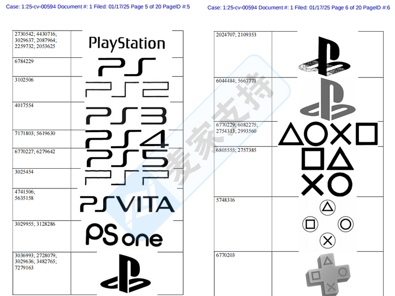 25-cv-00592，PlayStation游戏多商标委托GBC律所发起维权