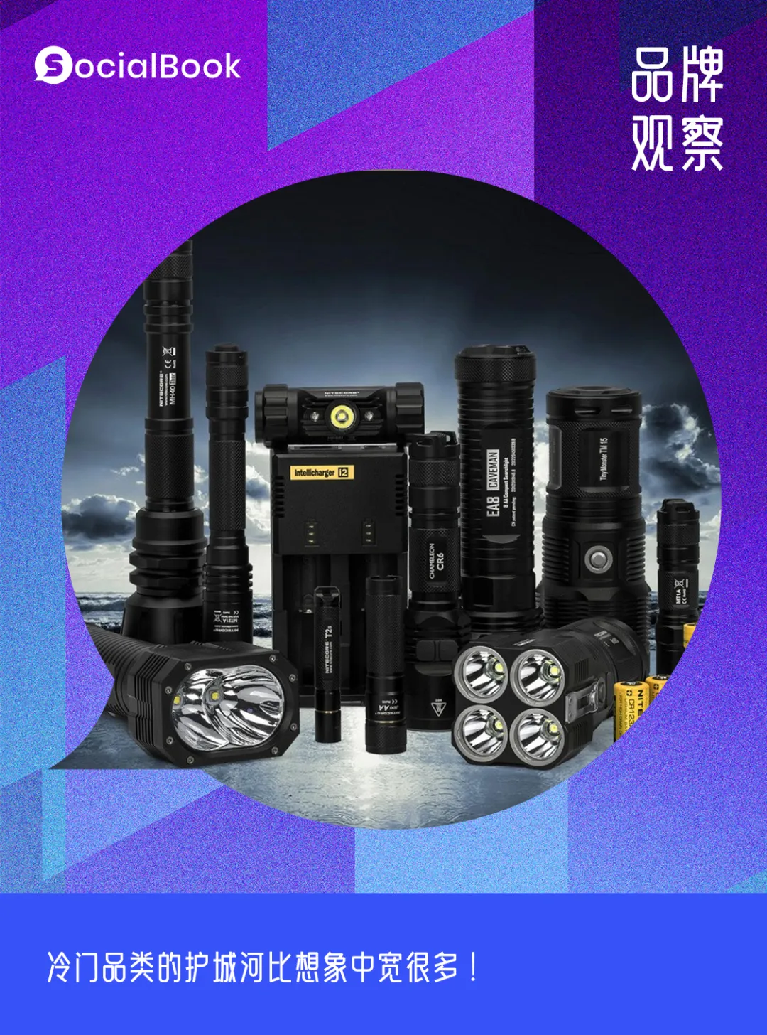 给手枪做电筒的国产品牌Nitecore，一个月能卖76万美元