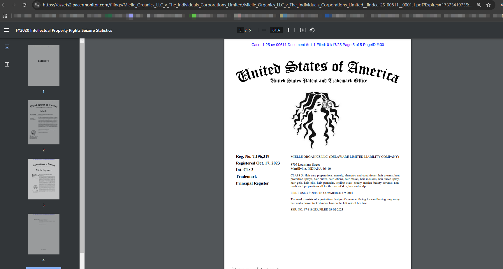 PlayStation 60多个商标维权，Mielle护发品牌诉讼，RYZE起诉517家侵权店铺