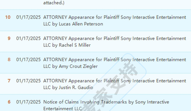 25-cv-00592，PlayStation游戏多商标委托GBC律所发起维权